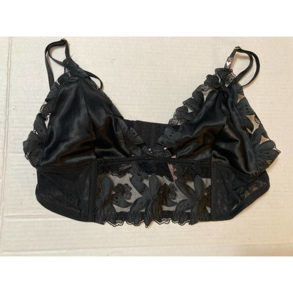 Victoria’s Secret NWT Very Sexy Bralette Black Lace XL
